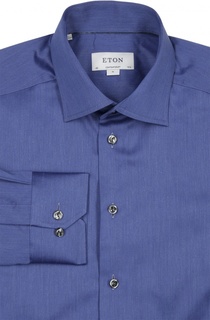 Полуприталенная сорочка с воротником кент Eton