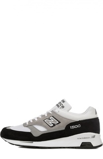 Комбинированные кроссовки на широкой подошве New Balance