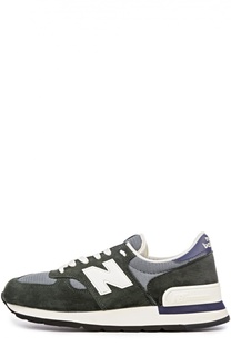 Кроссовки из нубука со вставками New Balance