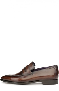 Классические лоферы с ручным нанесением патинирования Berluti Shoes
