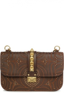 Сумка Glam Lock medium с этническим узором Valentino