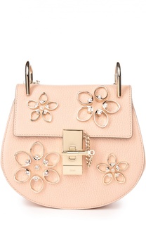 Вечерняя сумка Drew mini с цветочным декором Chloé
