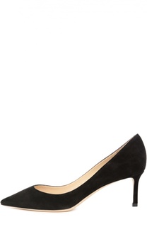 Замшевые туфли Romy на шпильке Jimmy Choo