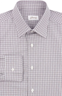 Хлопковая сорочка с итальянским воротником Florio G Brioni