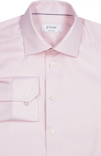 Полуприталенная сорочка с воротником кент Eton