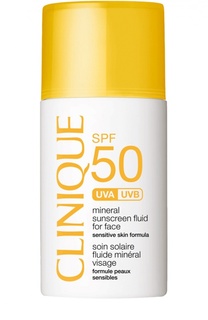 Солнцезащитный минеральный флюид для лица с SPF50 Clinique