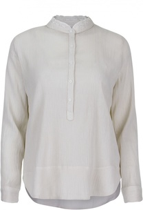 Блуза с воротником-стойкой и кружевной отделкой Zadig&amp;Voltaire Zadig&Voltaire