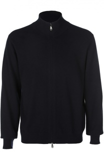 Кашемировый кардиган на молнии Brioni