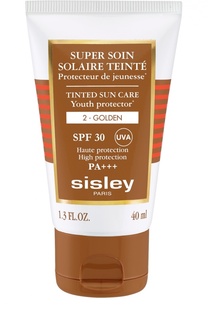 Солнцезащитный оттеночный крем для лица с SPF30, оттенок Золотистый Sisley