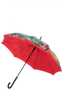 Зонт-трость с принтом Moschino