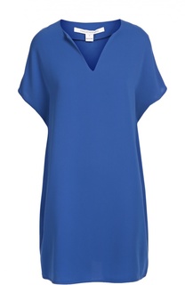 Платье свободного кроя с коротким рукавом и V-образным вырезом Diane Von Furstenberg