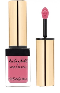 Румяна и блеск для губ Baby Doll Kiss&amp;Blush, оттенок 02 YSL