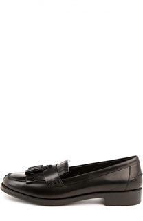 Кожаные лоферы Gomma с кисточкой и бахромой Tod’s
