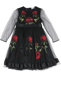 Платье с поясом Dolce &amp; Gabbana