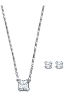 Комплект Attract из кулона и серег Swarovski