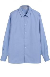 Хлопковая рубашка с воротником button-down Dolce &amp; Gabbana