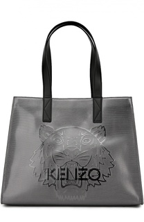 Металлизированная сумка-тоут Tiger large Kenzo