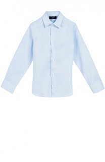 Хлопковая рубашка с воротником кент Dal Lago