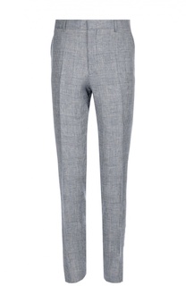 Льняные брюки в клетку Prince of Wales Polo Ralph Lauren