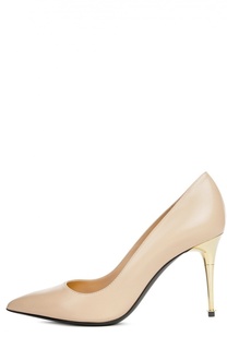 Кожаные туфли Metal Heel на шпильке Tom Ford