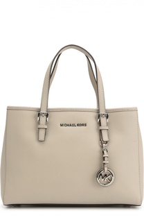 Сумка-тоут Jet Set Medium из сафьяновой кожи Michael Michael Kors