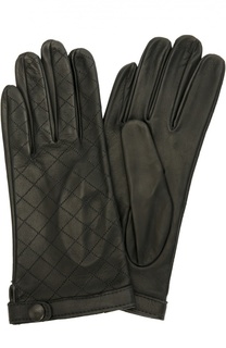 Кожаные перчатки с прострочкой Sermoneta Gloves