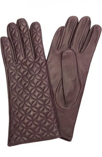 Кожаные перчатки с прострочкой Sermoneta Gloves