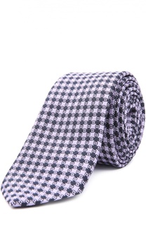Шелковый галстук с узором Z Zegna
