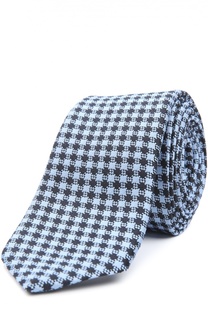 Шелковый галстук с узором Z Zegna