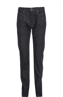 Джинсы прямого кроя с контрастной отстрочкой 7 For All Mankind