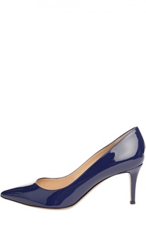 Лаковые туфли Gianvito 75 на шпильке Gianvito Rossi
