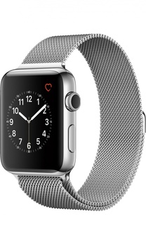 Apple Watch Series 2 42mm Silver Stainless Steel Case with Milanese Loop Apple