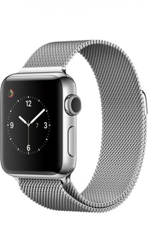 Apple Watch Series 2 38mm Silver Stainless Steel Case with Milanese Loop Apple