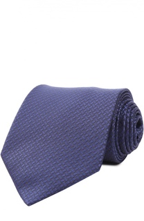 Шелковый галстук с узором Lanvin