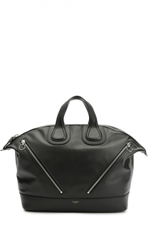 Кожаная дорожная сумка Nightingale с плечевым ремнем Givenchy