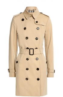 Двубортный тренч с поясом Burberry
