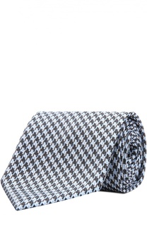 Шелковый галстук с узором houndstooth Brioni