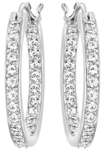 Серьги-обручи Summerset Swarovski