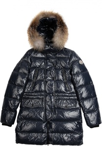 Пальто с капюшоном Moncler Enfant