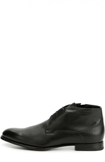 Кожаные полуботинки с боковой молнией Barrett
