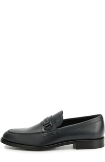 Кожаные лоферы с перемычкой Tod’s
