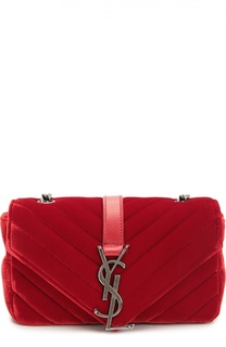 Бархатная сумка Monogram Baby Saint Laurent