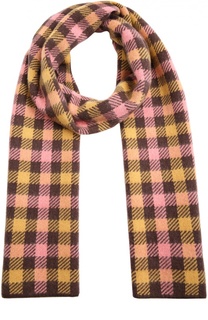 Кашемировый шарф в разноцветную клетку Marc Jacobs