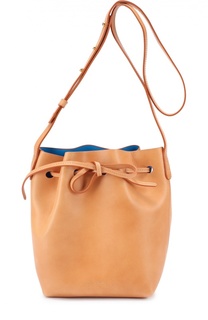 Кожаная сумка на шнурке Mini Bucket Bag Mansur Gavriel