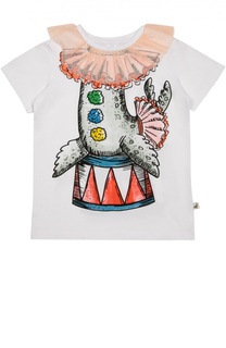 Футболка с ярким принтом Stella McCartney