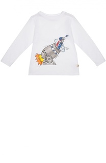 Хлопковый лонгслив с принтом Stella McCartney