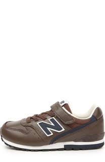 Кожаные кроссовки 996 с застежкой велькро New Balance