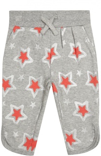 Брюки из биохлопка с принтом в виде звезд Stella McCartney