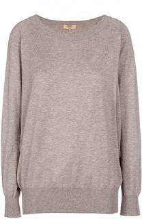 Пуловер свободного кроя с круглым вырезом Back Label