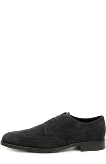 Замшевые дерби с брогированием Tod’s
